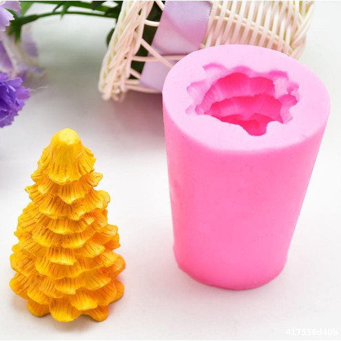 Khuôn silicon 3d làm rau câu làm bánh cây thông