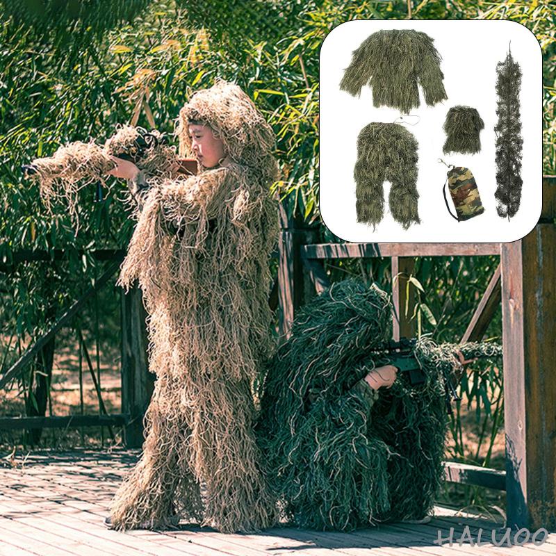 Bộ Đồng Phục Ghillie Vô Hình Hóa Trang Halloween