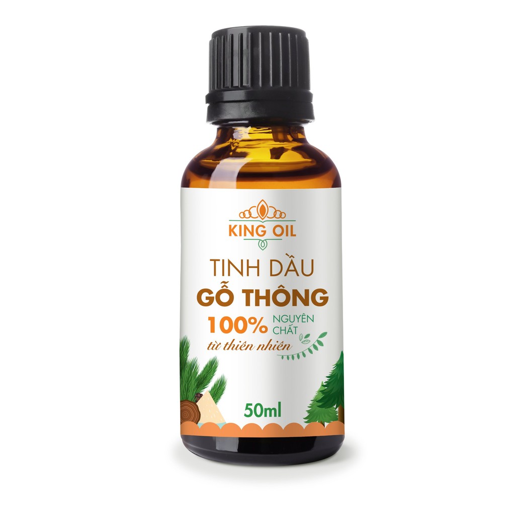 [Mã LIFE20KALL giảm 10% đơn 50K] Tinh dầu gỗ Thông nguyên chất 100% từ thiên nhiên - KingOil