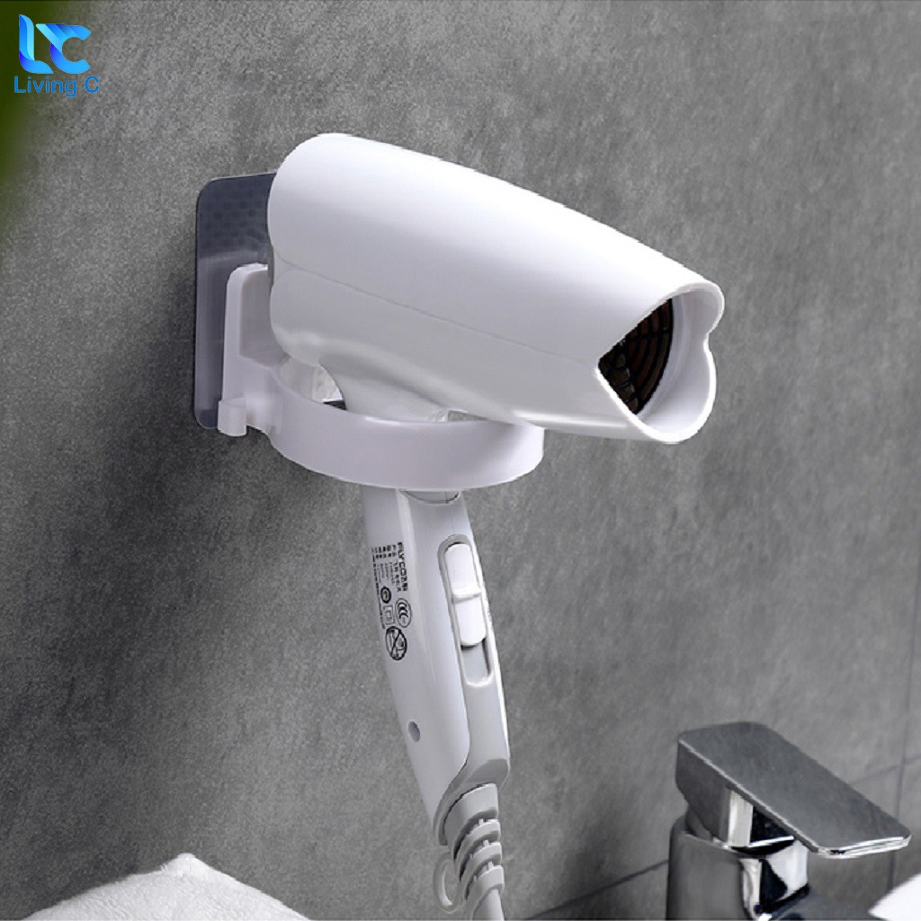 Giá kệ máy sấy tóc dán tường chịu lực Living C