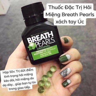Viên thơm miệng Breath Pearls 50 viên của Úc