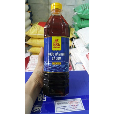 Nước mắm 584 Nha Trang 25 độ đạm chai 1 lít