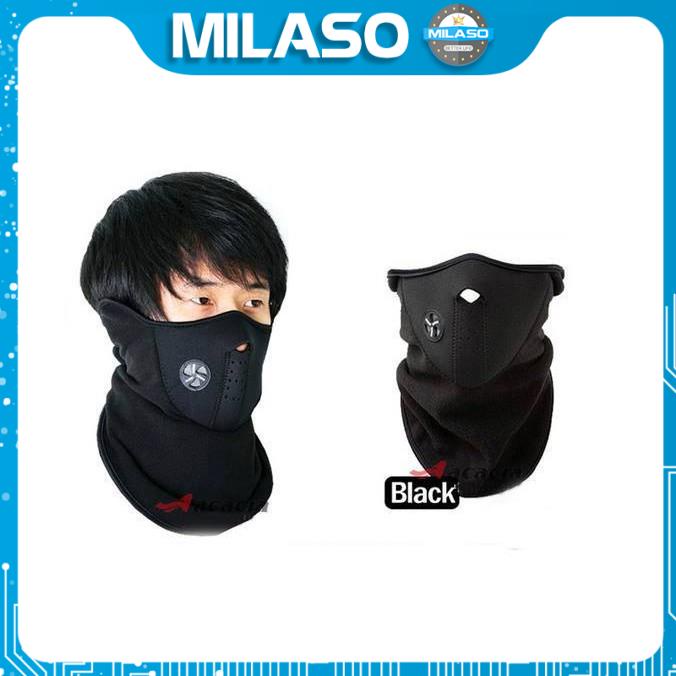 Khăn đa năng đi phượt MILASO khẩu trang đi phượt đi xe máy mặt nạ trùm mặt chống bụi chống nắng đa năng FA-001116