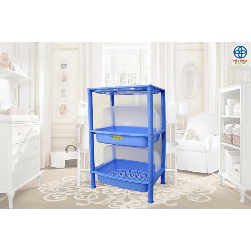 KỆ TRẠN CÓ NẮP 3 TẦNG 5552+5553 VIỆT NHẬT-GIÁ RẺ