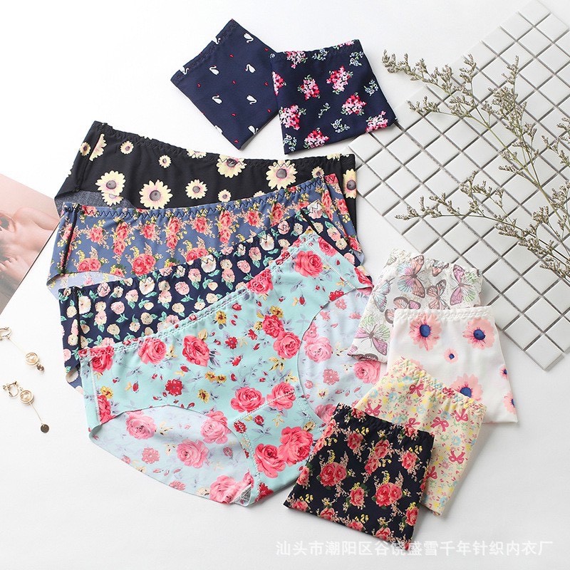 Quần Lót Đúc Su Hoa Điều Hoà Cao Cấp ( 45-62kg ) 99045