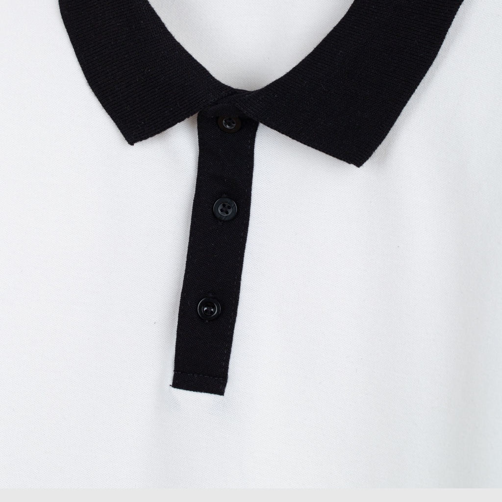 Áo thun POLO nam SEELU vải cá sấu Cotton, chống nhăn, thoáng mát - phối cổ