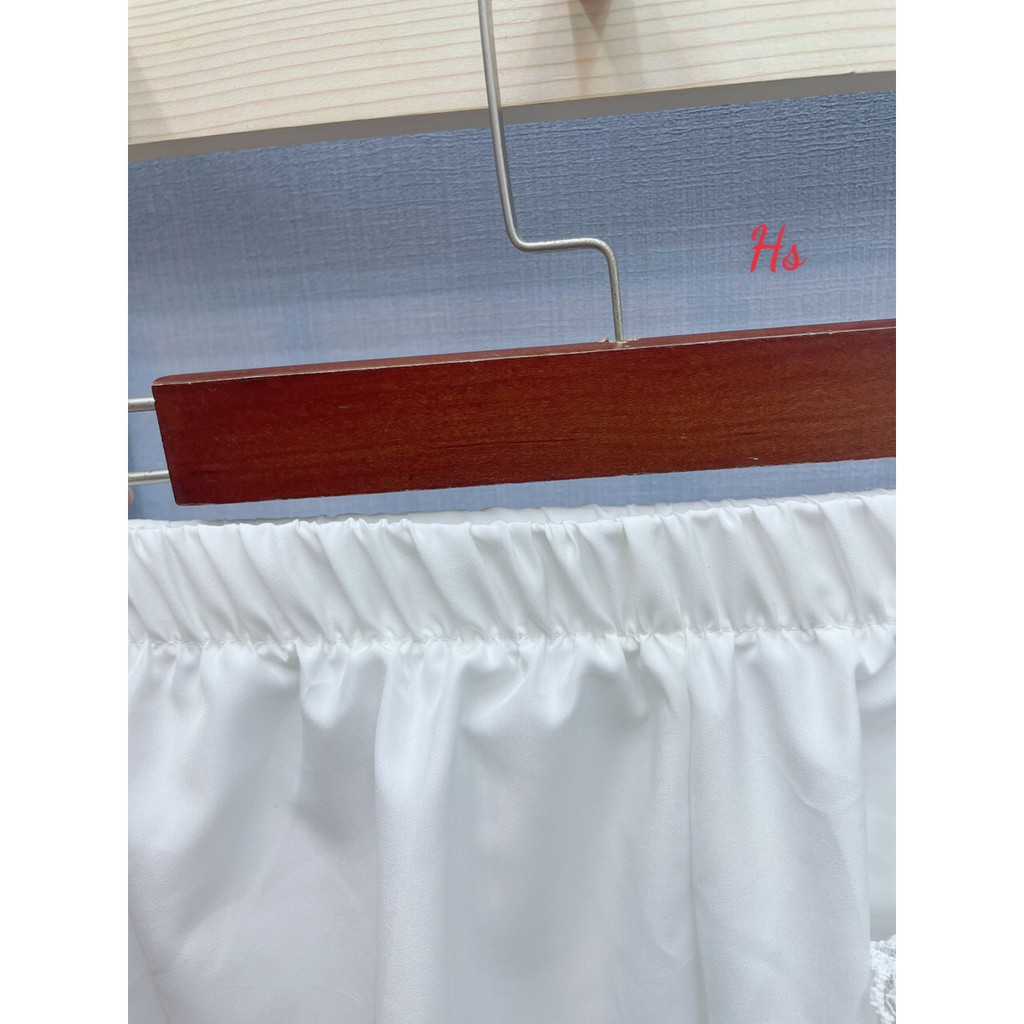 Bộ Ngủ Đùi Rút Ngực Hoa Nhí - Đồ Bộ Nữ Chất Vải BOZIP - HANHAN CLOTHINGS | BigBuy360 - bigbuy360.vn