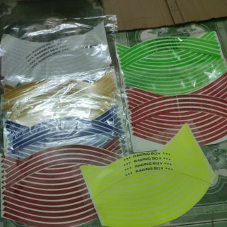 Tem dán vành Racing boy phản quang 3M