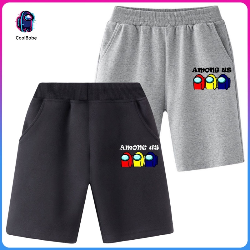 Quần Short Thể Thao 100Cm-160Cm In Họa Tiết Hoạt Hình Thời Trang Mùa Hè Cho Bé 2-12 Tuổi