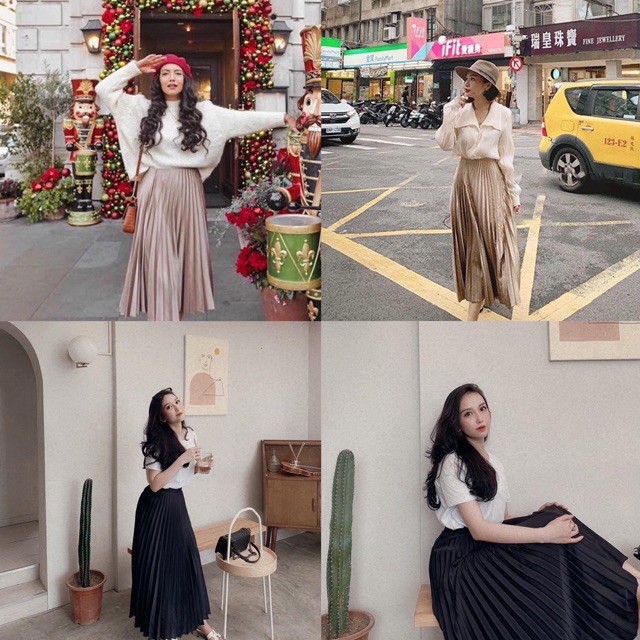 [ORDER-XUẤT TAG CHUẨN-ẢNH THẬT] Chân váy xếp ly full màu Zara xuất xịn | BigBuy360 - bigbuy360.vn