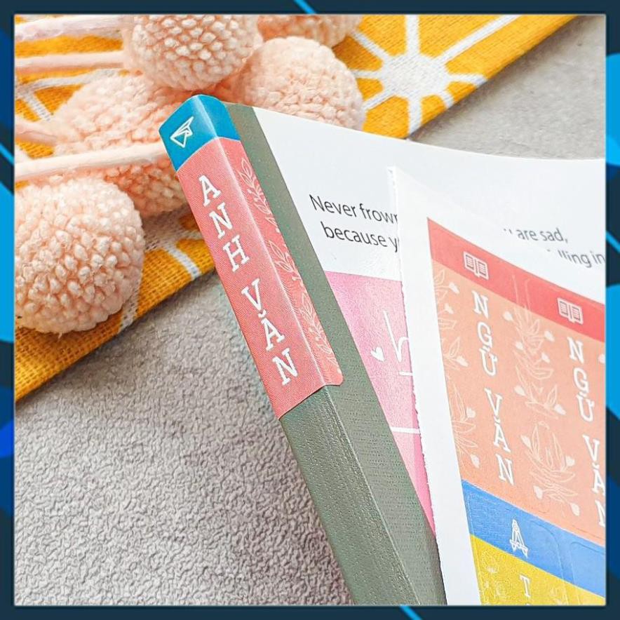 COMBO NHÃN VỠ & NHÃN DÁN GÁY TẬP  PHÂN MÔN - CẤP 2 - CẤP 3