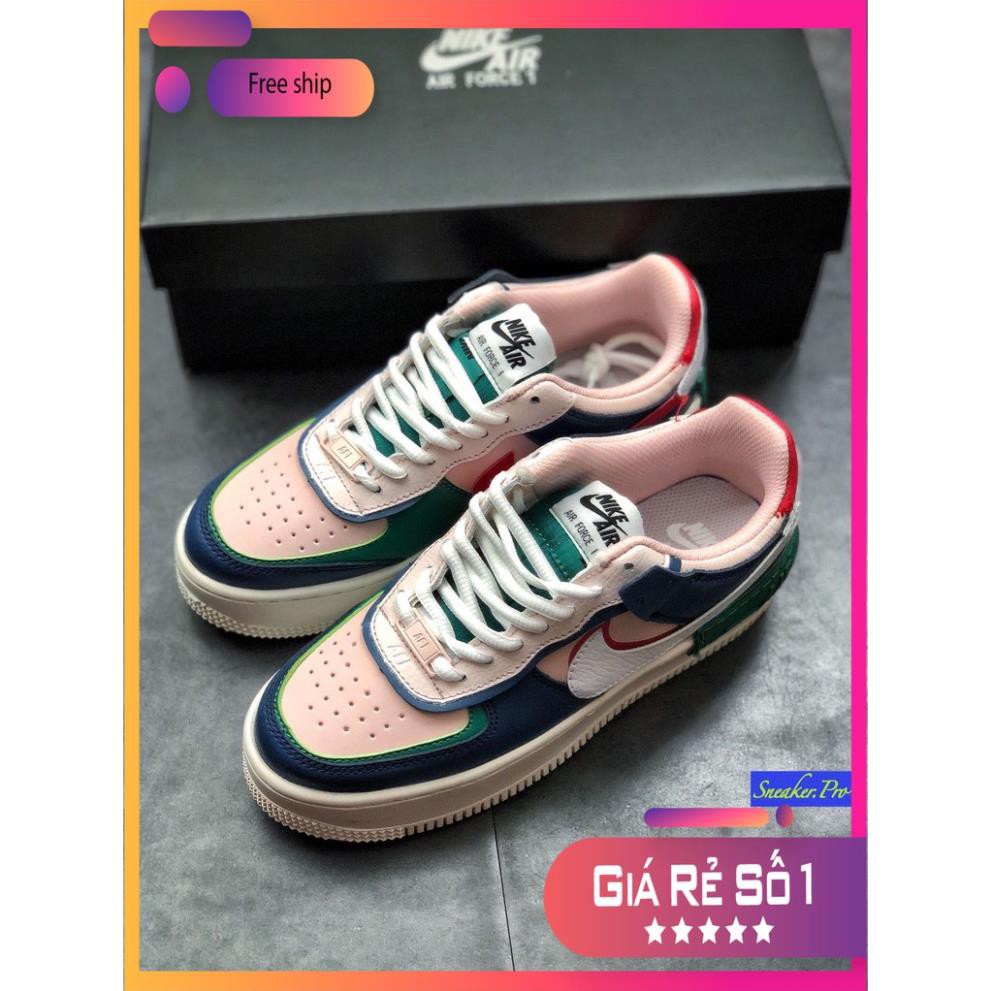 Giày thể thao Air Force 1 Shadow Mystic Navy siêu ngầu dành cho nữ