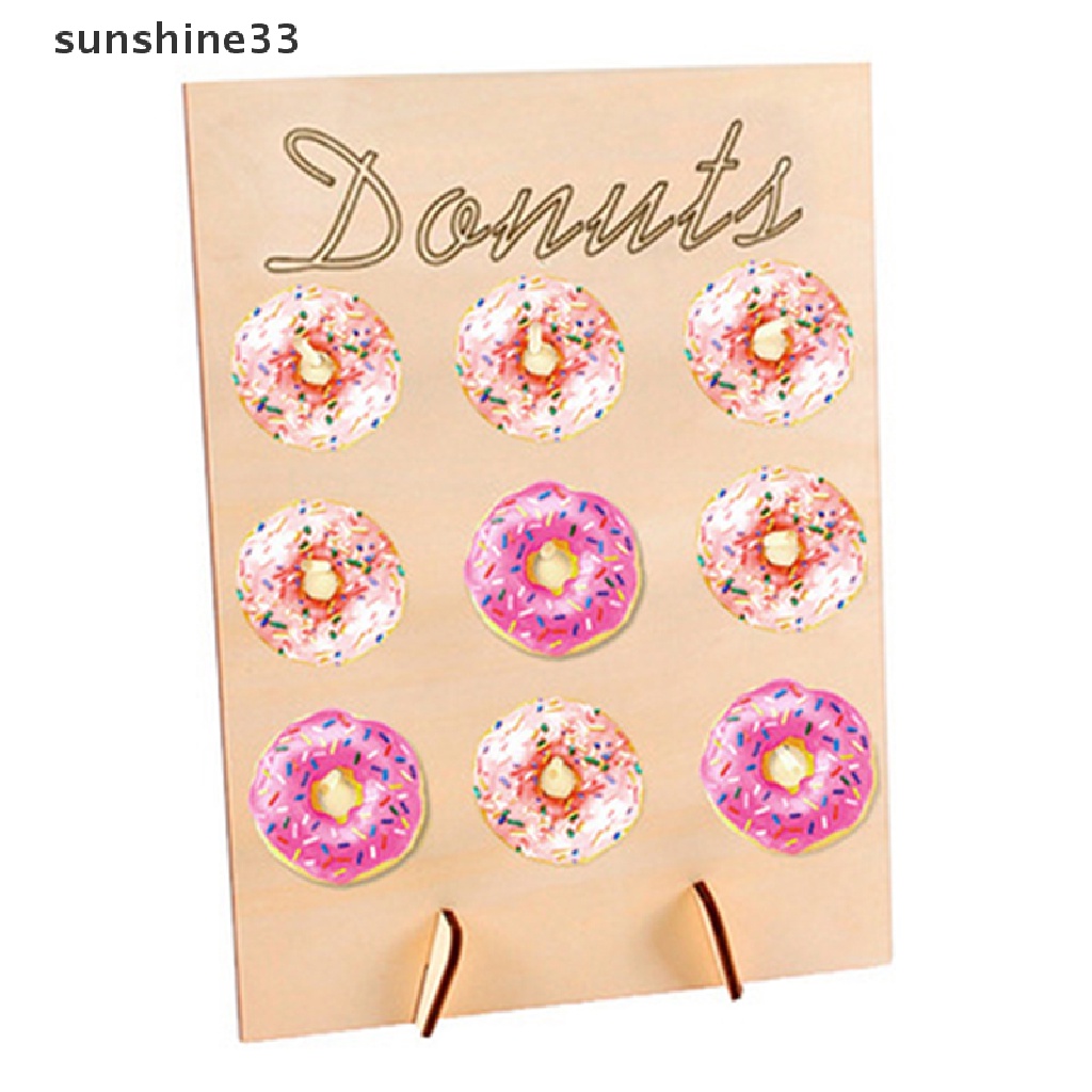 Giá Đỡ Bánh Donut Treo Tường Trang Trí Tiệc Cưới