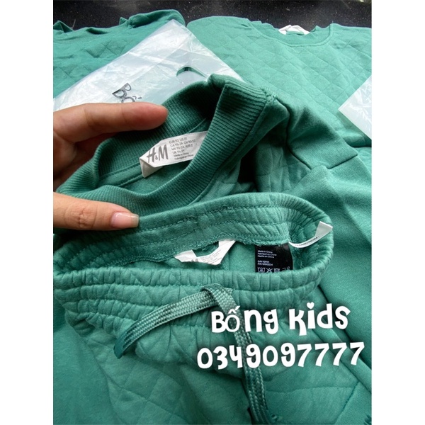 Bộ Trần Trám Bé Trai Xanh Lục HaM