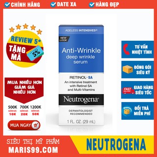 Tinh Chất Dưỡng Trắng Da NEUTROGENA Ageless Intensives Anti-wrinkle Deep Wrinkle Serum (29ml) _Xchoice