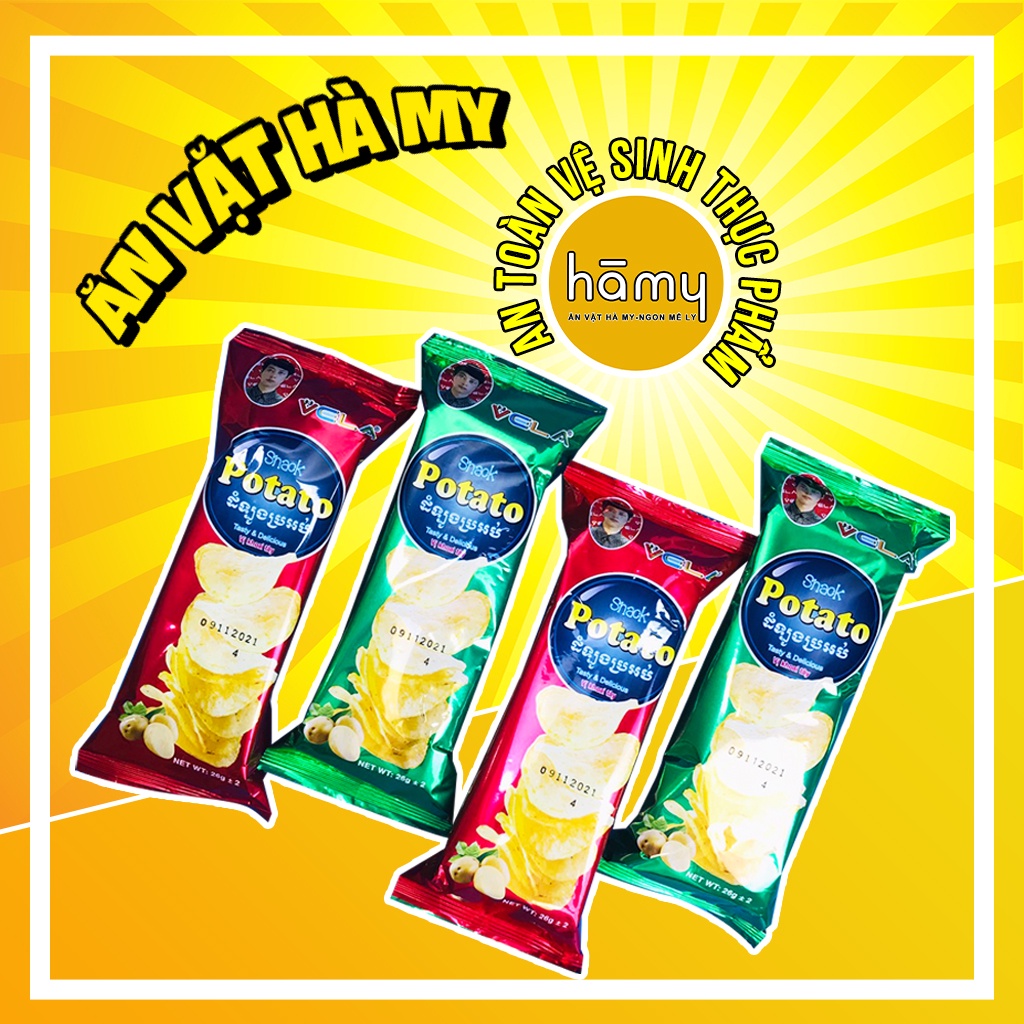 Snack Potato vị khoai tây đồ ăn vặt Hà My