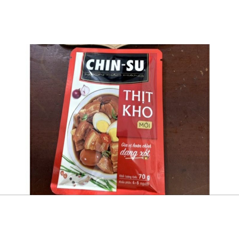 Gia vị hoàn chỉnh thịt kho dạng sốt thịt kho 70g