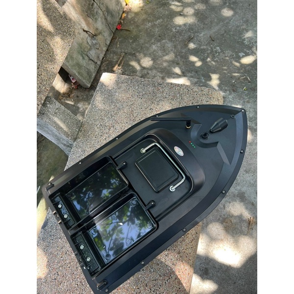 Thuyền Thả Mồi, Thuyền Thả Thính điều khiển từ xa 2 Khay định vị GPS 500m full phụ kiện