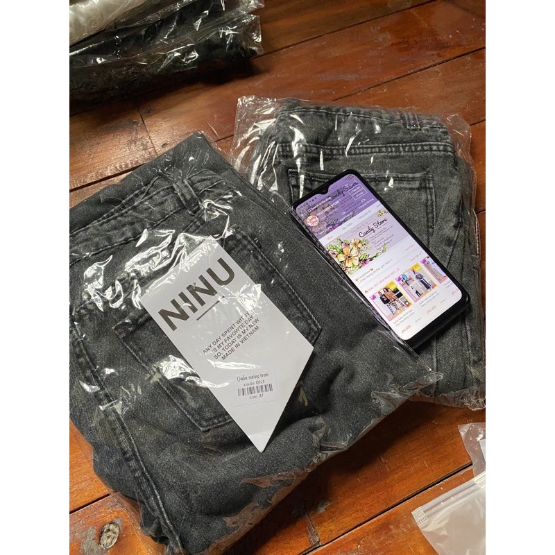 [MÃ KEOS10K3Q GIẢM 20% ĐƠN 200K] Quần jeans nữ 🦋 dáng suông ống rộng chất vải bò lên form đẹp