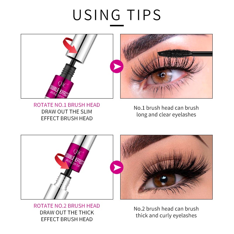 Mascara QIC Sợi Lụa 4D Chuốt Mi Dài Dày Chống Nước 9g | BigBuy360 - bigbuy360.vn