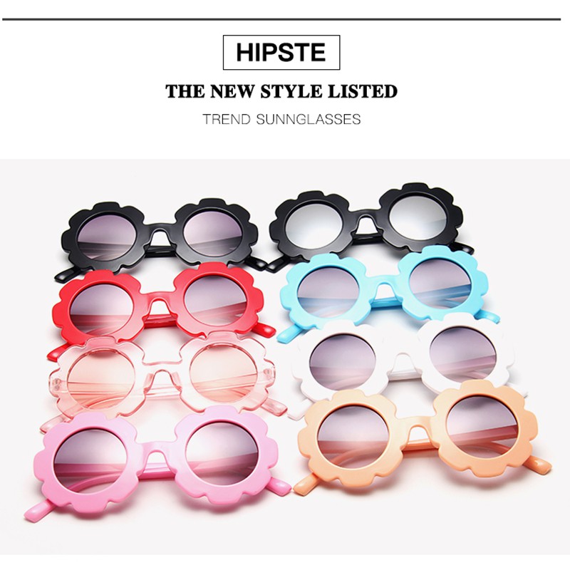 Kính mát tròn hình hoa hướng dương cho bé