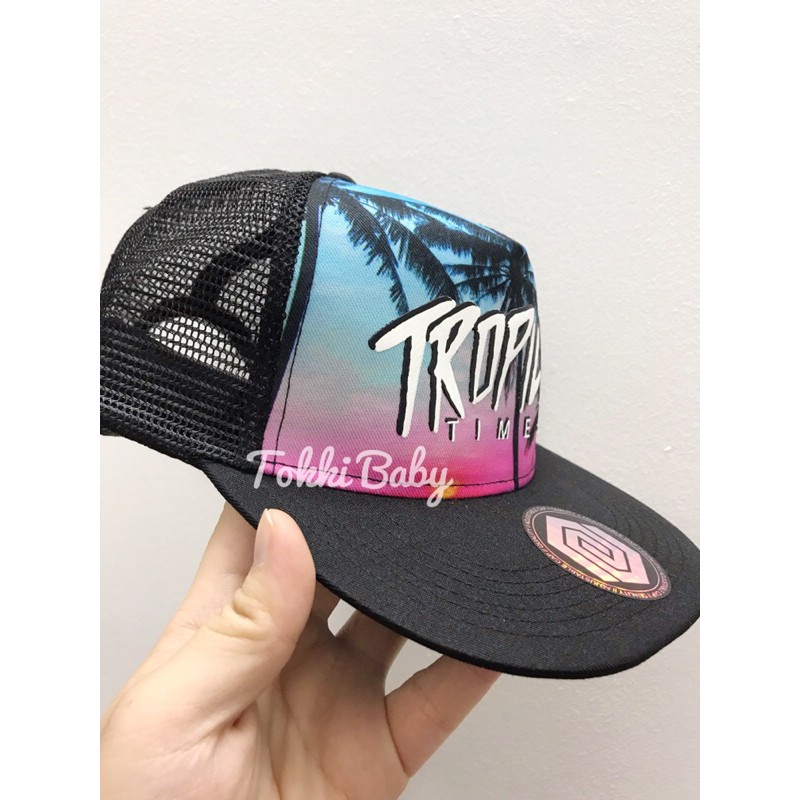 Mũ snapback tropical times cho bé