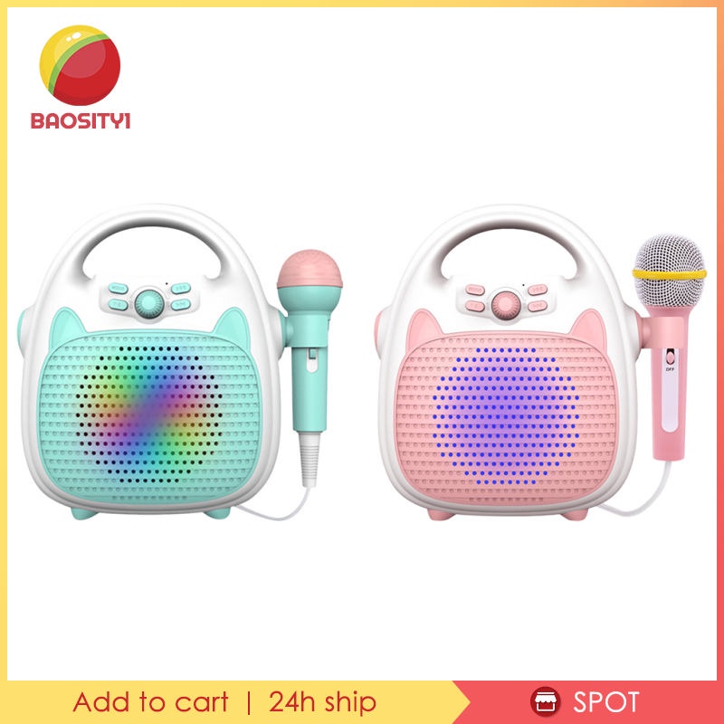 [Baosity1] Loa Bluetooth Hát Karaoke Với 1 Micro Đồ Chơi Di Động Thích Hợp Làm Quà Tặng Sinh Nhật / Lễ