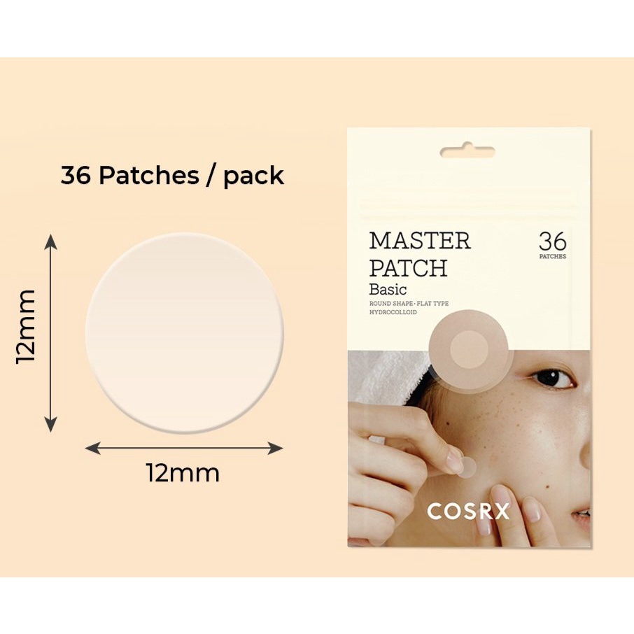 Miếng dán mụn Cosrx Master Patch Hydrocolloid  - Basic