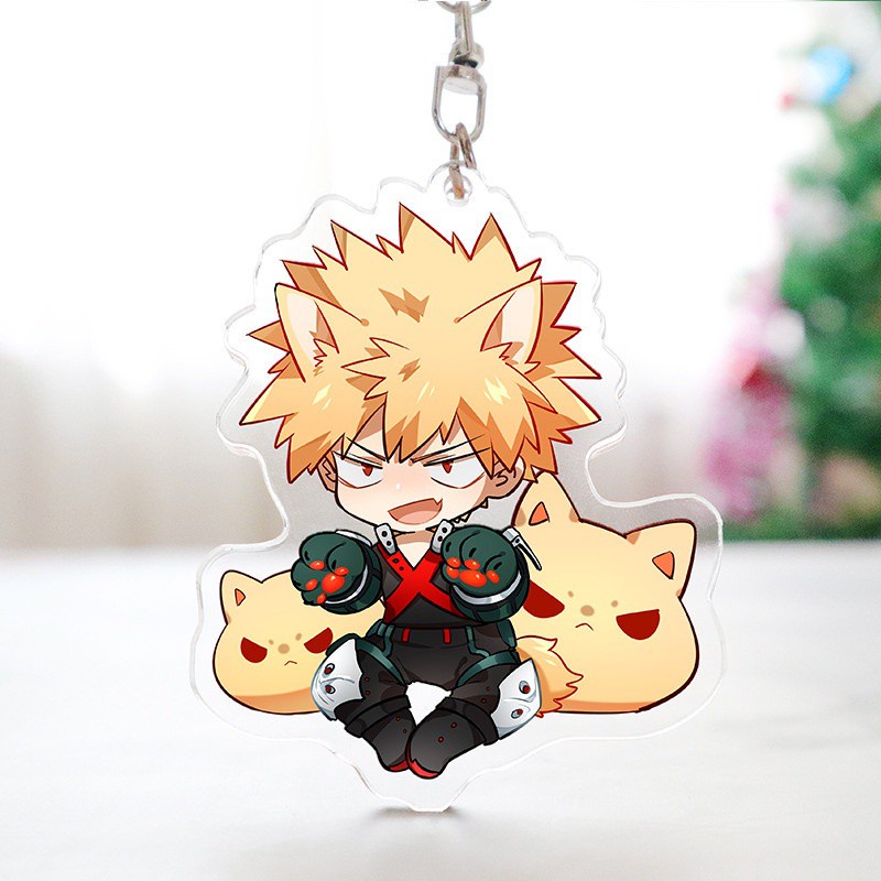 Móc khóa Acrylic phong cách anime My Hero Academia