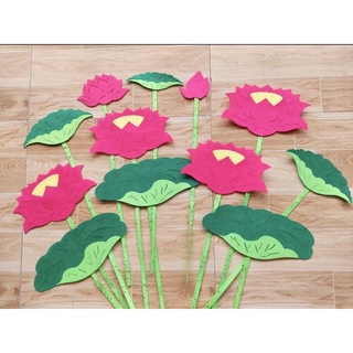 Hoa trang trí ảnh bác (bộ to)