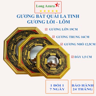Gương bát quái, la tinh, cầu lồi, lõm, phẳng, bằng đồng, phong thủy