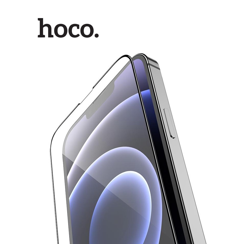 Kính cường lực Hoco G7 full màn hình trong suốt độ cứng 9H chống bám vân tay cho iPhone 13/ 13 Pro