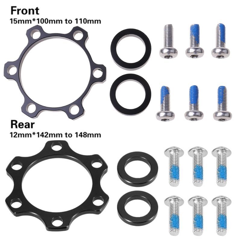Adapter Tăng Áp Phía Trước / Sau Bằng Hợp Kim 100x15mm Sang 110x15mm / 142x12mm - 14