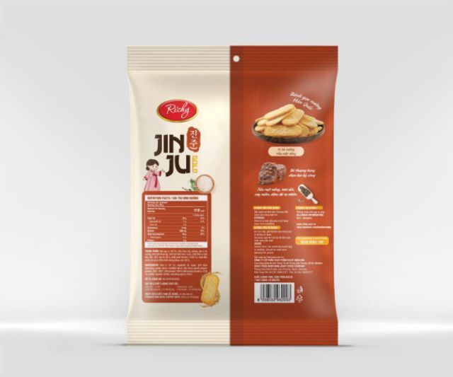 Bánh gạo JinJu  Richy vị bò nướng tiêu