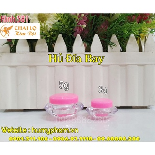 Hủ đựng mẫu thử kem - hủ đĩa bay 3g & 5g