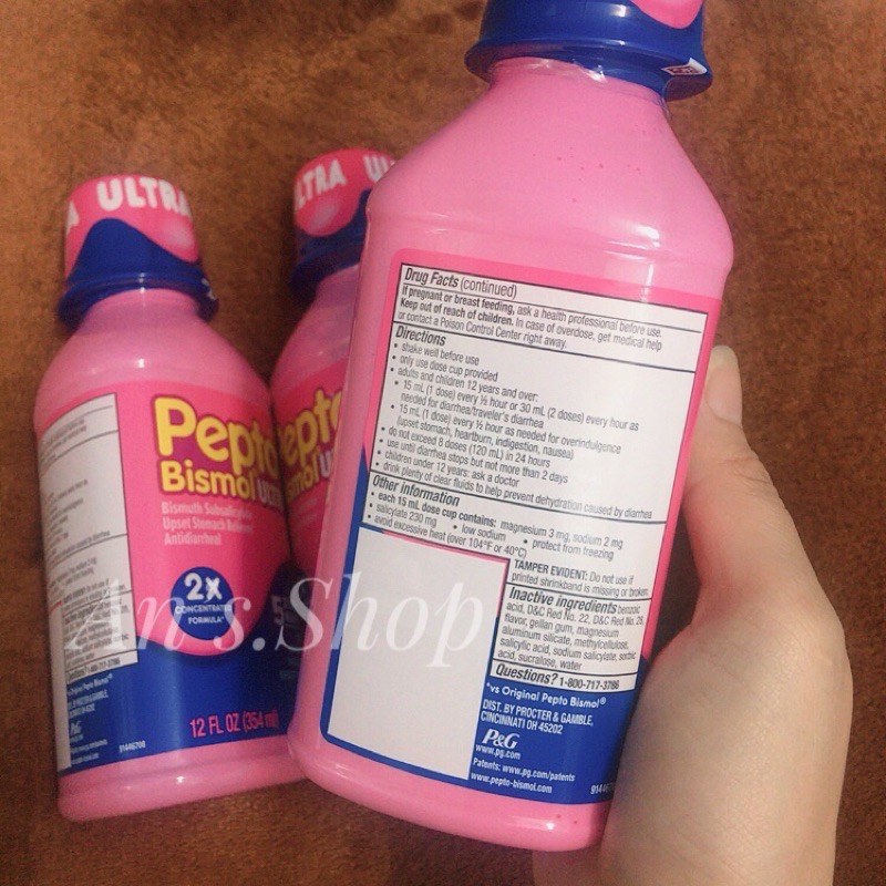 Hỗn Dịch Tiêu Chảy - Dạ Dày Pepto Bismol Ultra 354mL