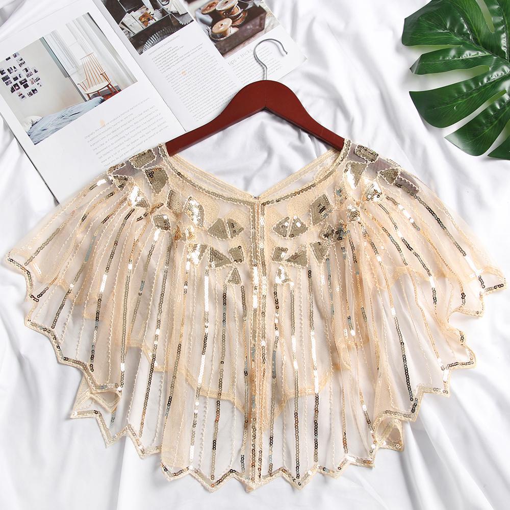 LAY Khăn Choàng Đính Kim Sa Lấp Lánh Sang Trọng