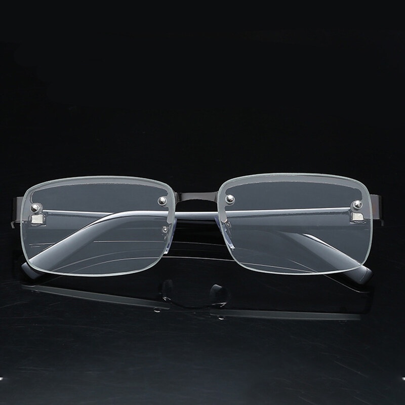 Kính Đọc Sách Không Viền Gọng Kim Loại Thoải Mái Thời Trang