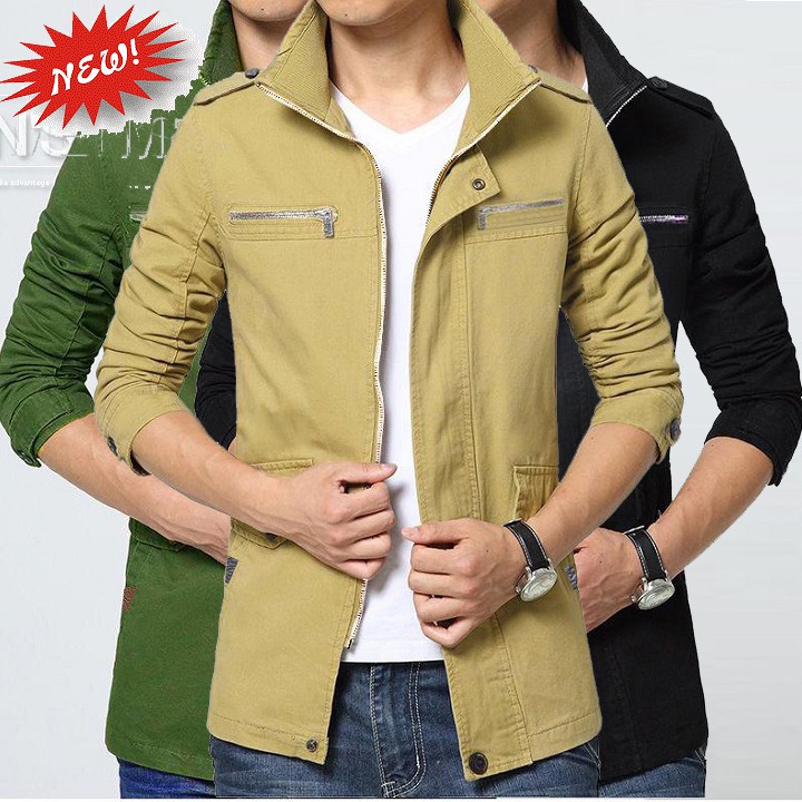 ÁO KHOÁC KAKI NAM CAO CẤP GIÁ RẺ 1006