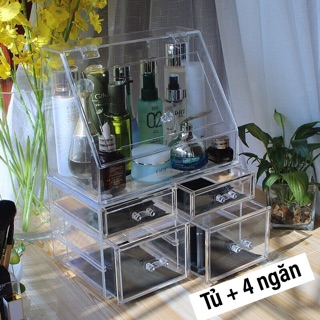 [ Size 30x20x40 cm] Tủ đựng mỹ phẩm + ngăn kéo