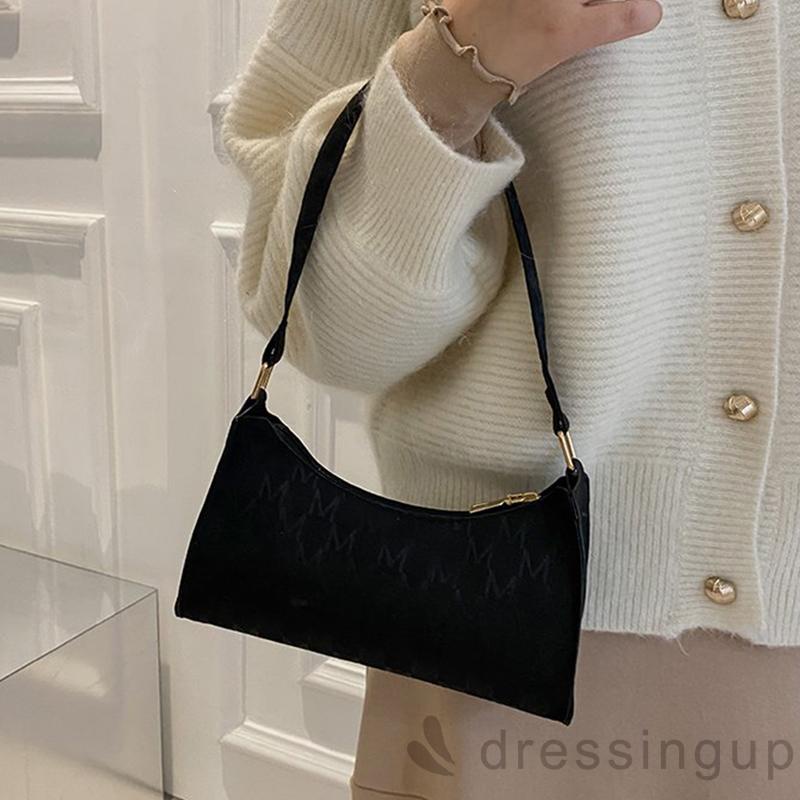 Túi Đeo Vai Hình Vuông In Chữ M Độc Đáo Thời Trang Cho Nữ