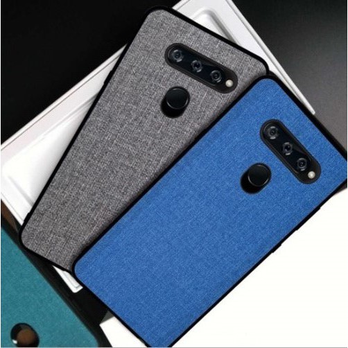 Ốp Lưng LG G8 ThinQ 3 Camera Cao Cấp Mặt Lưng Vải Không Thấm Nước
