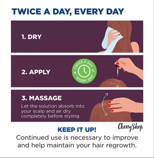 [Hàng USA]Mọc tóc cho nữ Women's Rogaine 2% Minoxidil Solution (dạng dung dịch)