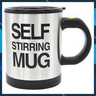 Cốc Pha Cà Phê Thông Minh Tự Khuấy Self Stirring Mug, Dùng Pin Tiện Dụng - AQ