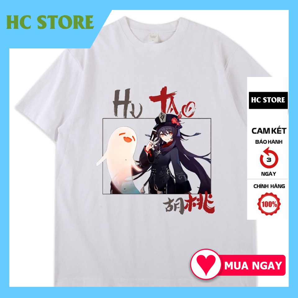 🔥 HOT🔥 Áo thun in hình Genshin Impact Hu Tao độc đẹp giá rẻ