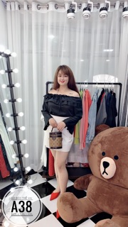 Bigsize Áo bèo trễ vai A38