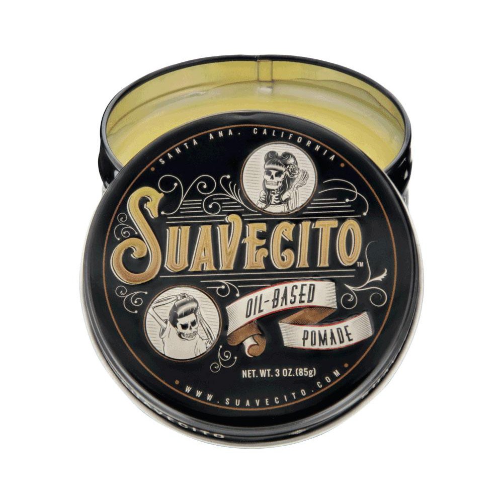 Sáp Vuôt Tóc Nam SUAVECITO Oil Based Pomade 85g + Xịt Dưỡng Tóc AZENMAN Parana 20ml + Lược Chải Tóc Pomade