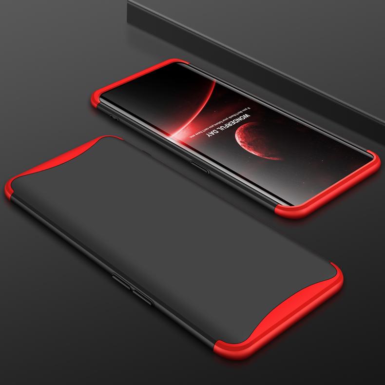 Ốp điện thoại bằng nhựa cứng 3 trong 1 bảo vệ toàn diện cho Oppo Find X