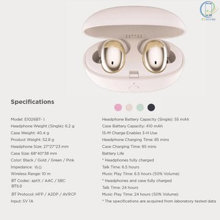 Tai nghe True Wireless 1More Stylish E1026BT