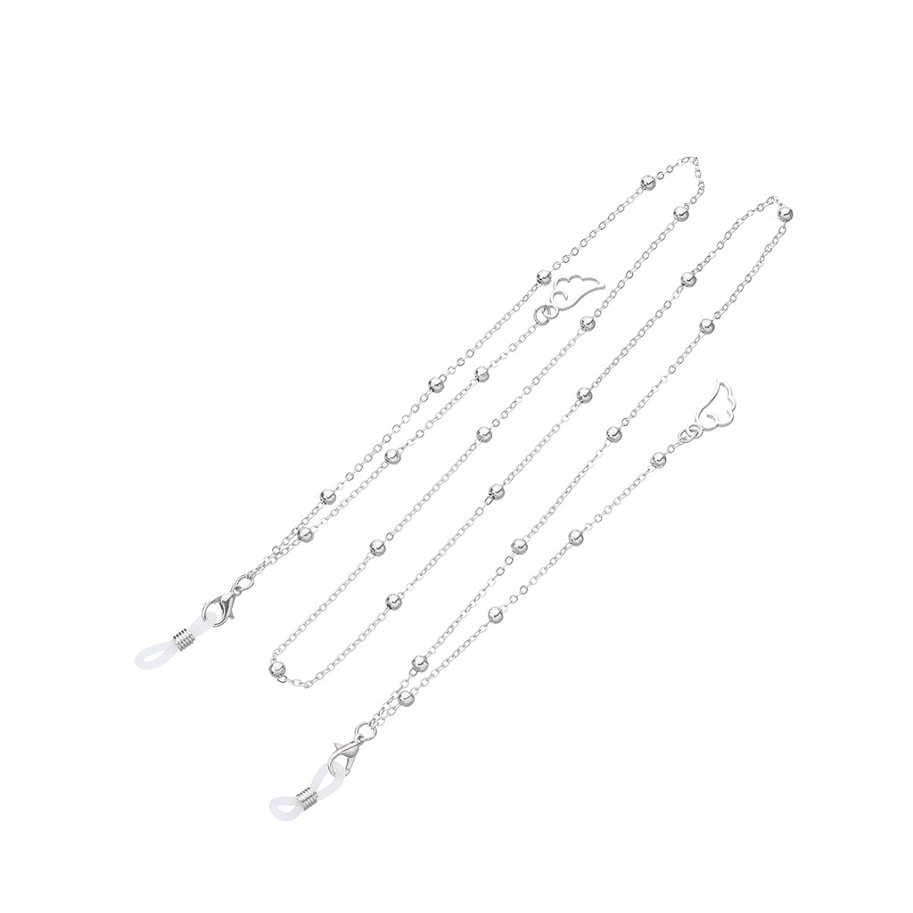 Dây Xích Gắn Mắt Kính Hình Đôi Cánh Thiên Thần Dễ Thương Dành Cho Nữ